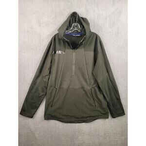 Under Armour UA Storm Hoodie Men's Green Fleece 1/4 Zip 2XL.